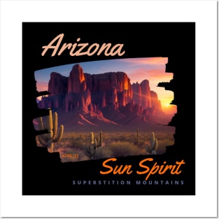 Arizona Sun Spirit Superstitions #1 Posters and Art